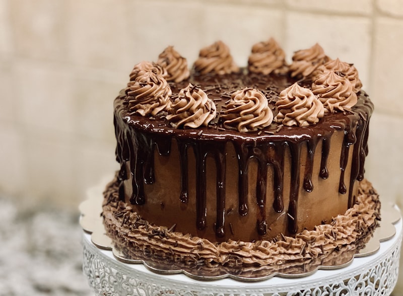 Entremet chocolat noir
