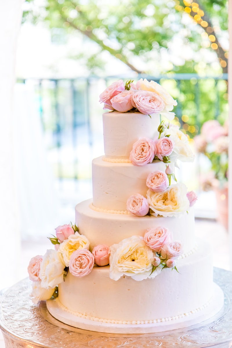 Pièce montée roses